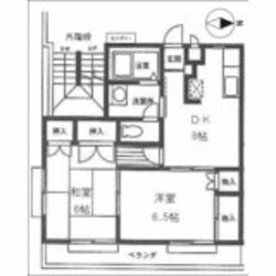 メゾンKSIの物件間取画像